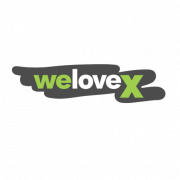 We Love X logo