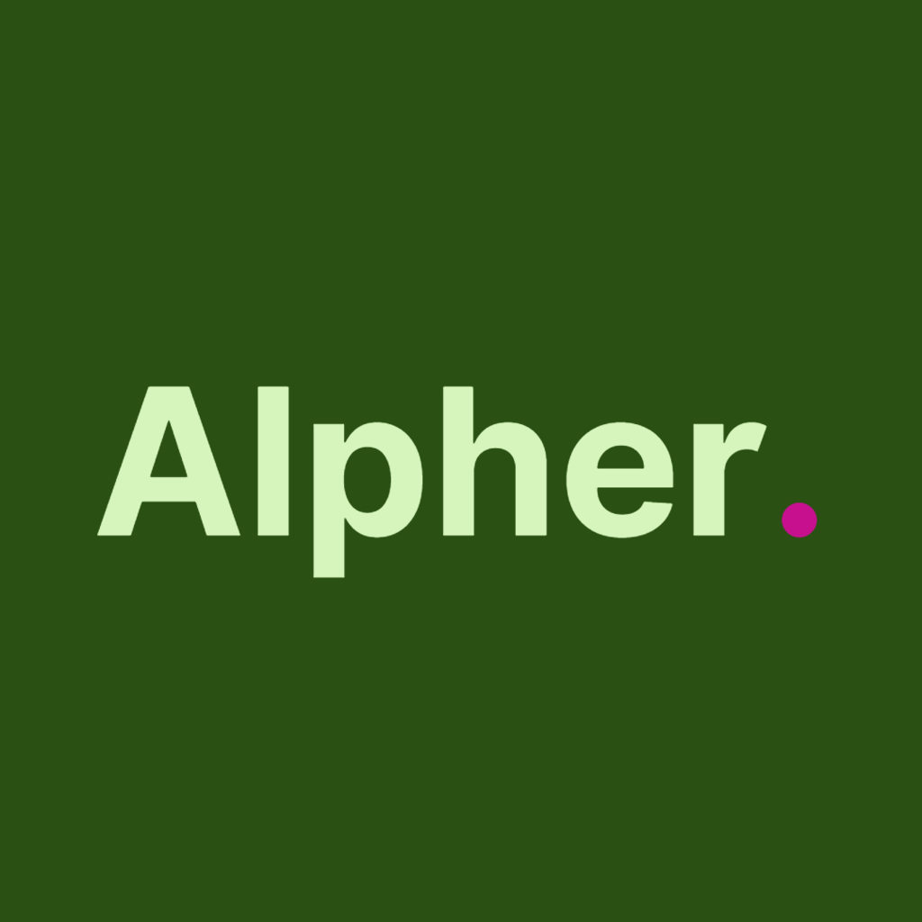 Alpher. logo